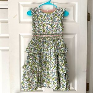 Perfect condition girls mini Boden stitched dress